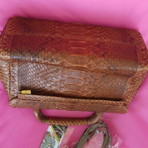 Besozzi Franco 100% Phyton bag Made in Italy - Picture 3 of 12